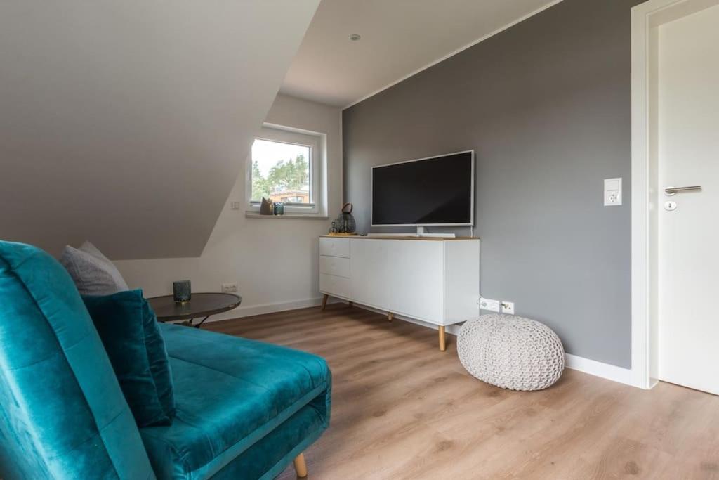 5 Sterne-Ferienhaus Eisvogel Am See Mit Sauna Und Kamin Krakow am See Luaran gambar