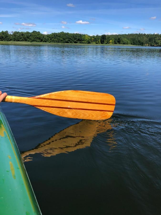 5 Sterne-Ferienhaus Eisvogel Am See Mit Sauna Und Kamin Krakow am See Luaran gambar